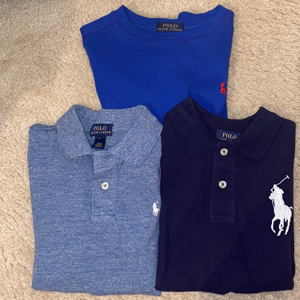 (3) Polo Ralph Lauren Shirts